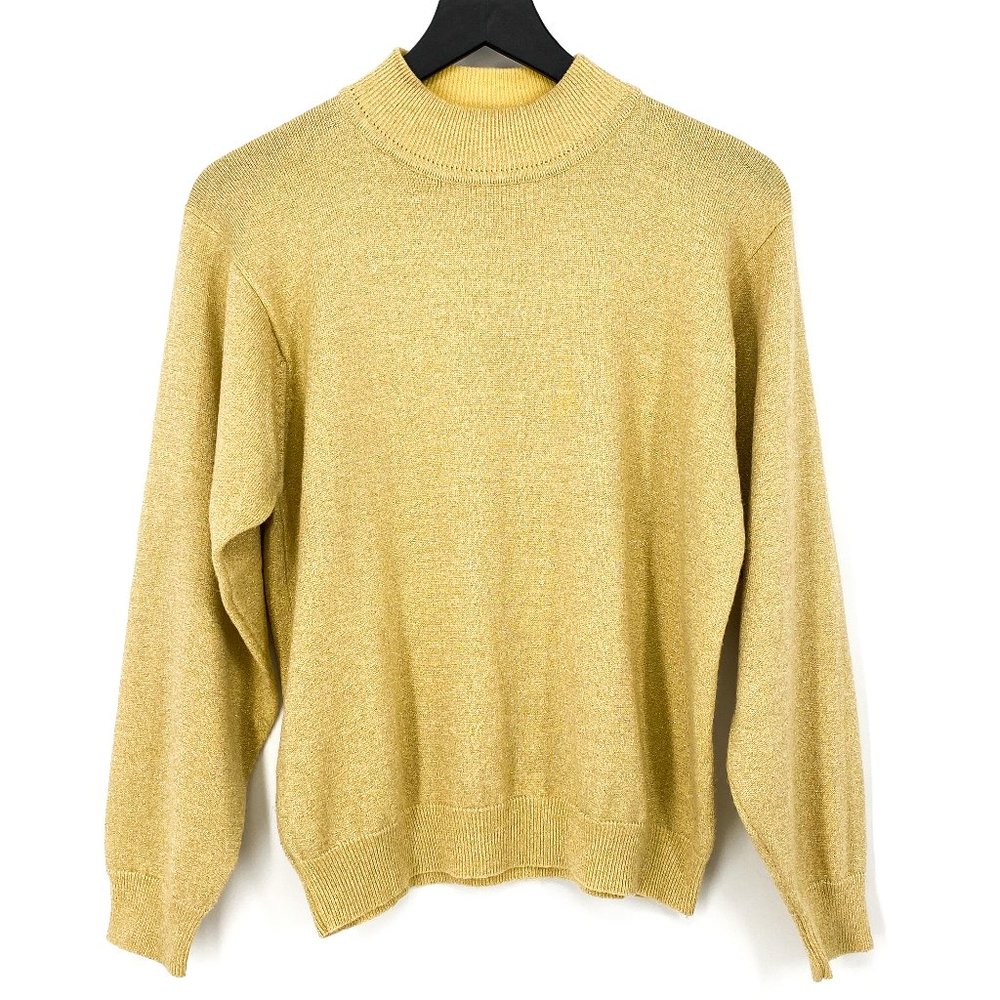 Vintage KORET Metallic Gold Sweater